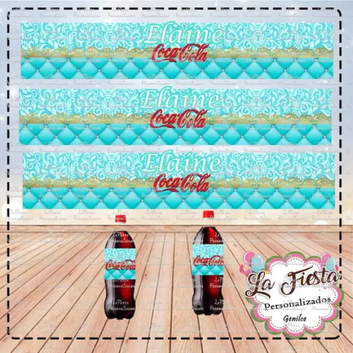 Rótulo Coca Cola Tiffany