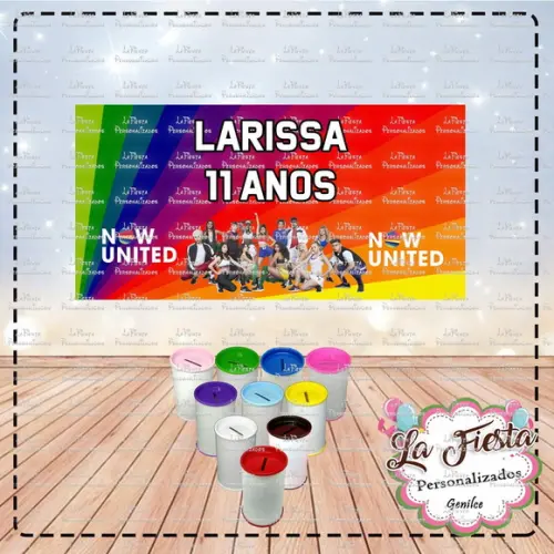 Rotulo Cofrinho Banda Now United