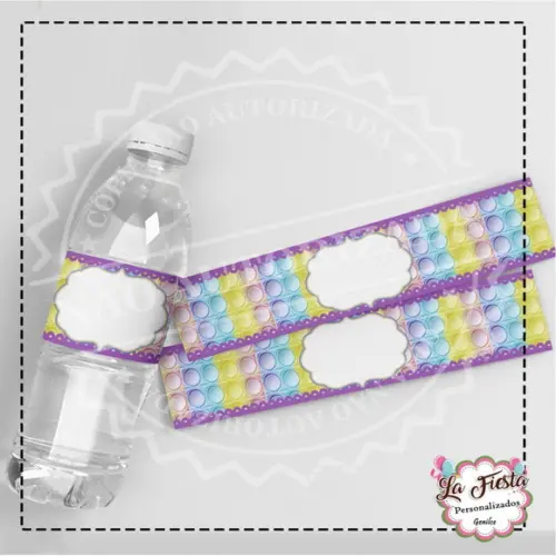 Rotulo para Água Fidget Toys