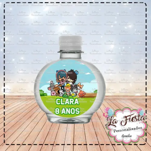 Rotulo para Agua Toca Life