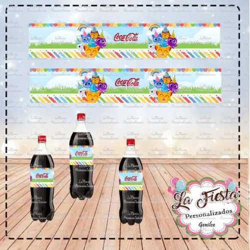Rótulo para Coca Cola Bolofofos