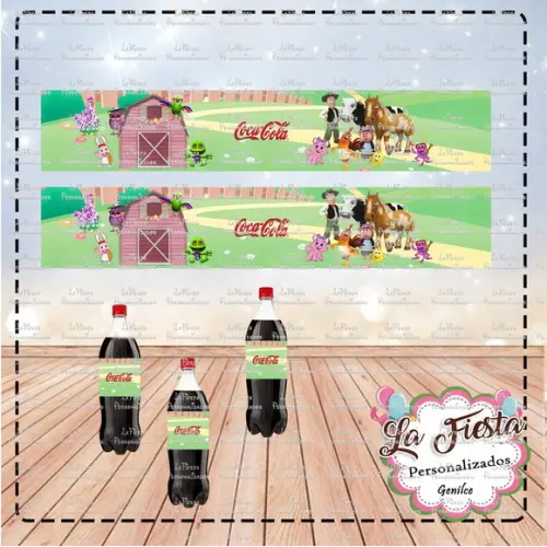 Rótulo para Coca Cola Fazenda do Zenon
