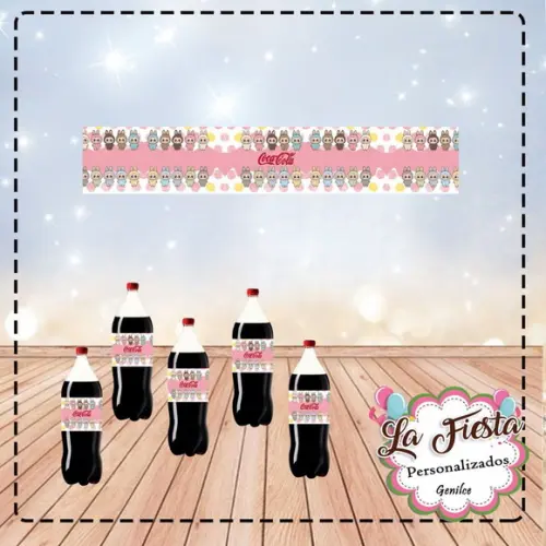 Rótulo para Coca Cola Labubu