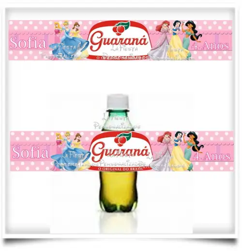 Rótulo Para Guaraná As Princesas