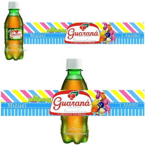Rótulo Para Guaraná Backyardigans