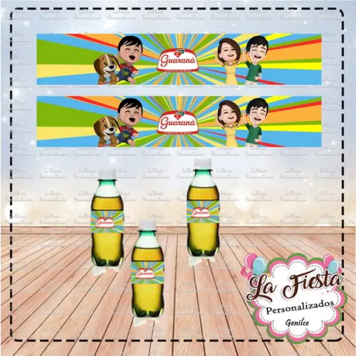 Rótulo para Guaraná Bento e Totó