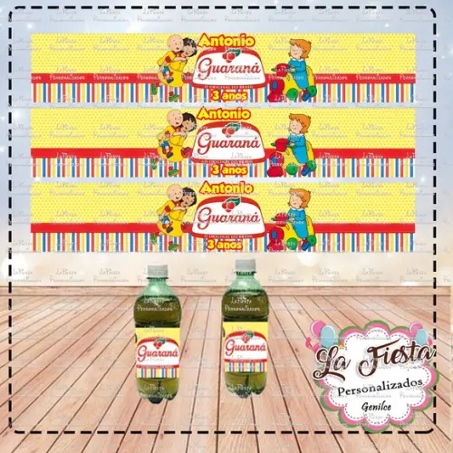 Rótulo para Guaraná Caillou
