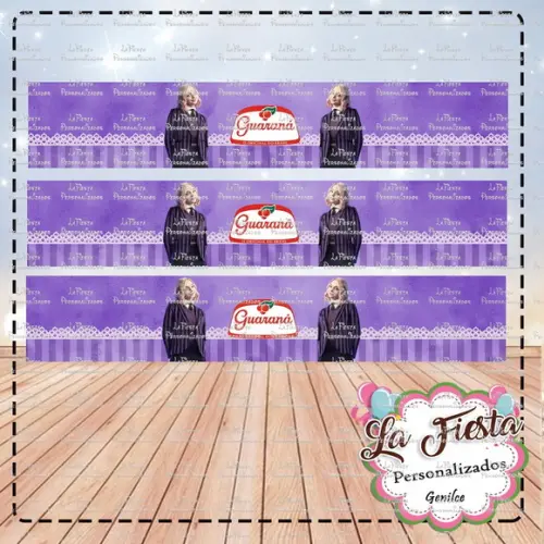 Rótulo para Guaraná Enid Wandinha Addams