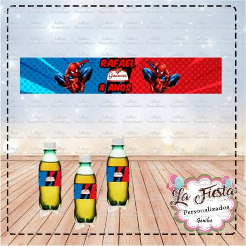 Rótulo para Guaraná Homem Aranha
