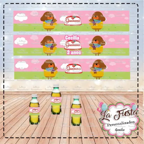 Rótulo para Guaraná Hey Duggee