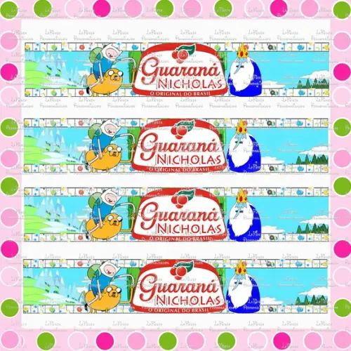 Rótulo Para Guaraná Hora de Aventura