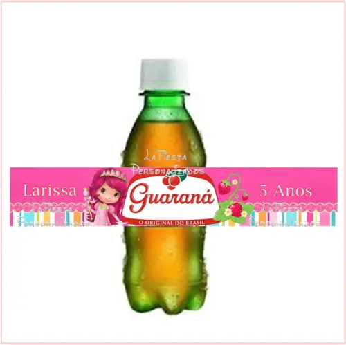 Rótulo Para Guaraná Moranguinho Princesa