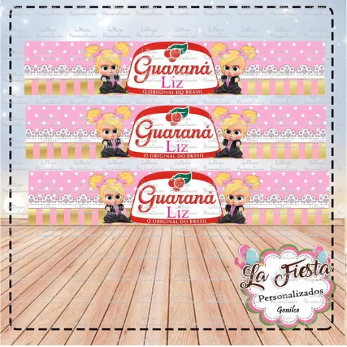 Rótulo para Guaraná Poderosa Chefinha