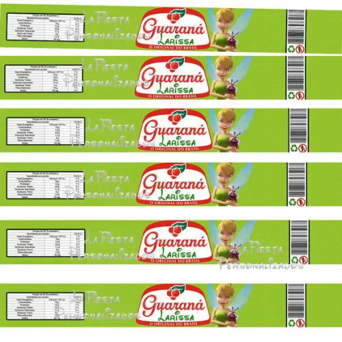 Rótulo para Guaraná Sininho