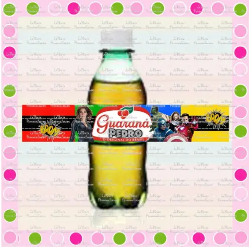 Rótulo Para Guaraná Vingadores