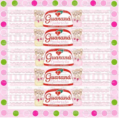 Rótulo Para Guaraná Ursinha Baloeira