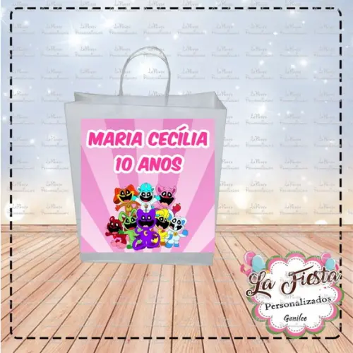 Rótulo para Sacolinha Adesiva Catnap Poppy Playtime