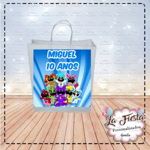 Rótulo para Sacolinha Adesiva Catnap Poppy Playtime