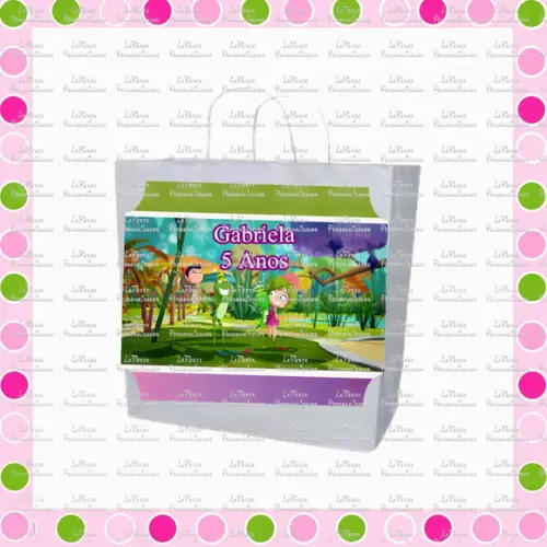 Rótulo para sacolinha adesiva Lilybuds