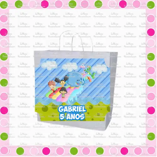 Rótulo para sacolinha adesiva Meu Amigãozão
