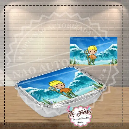 Tampa Marmita 250 Ml Aquaman