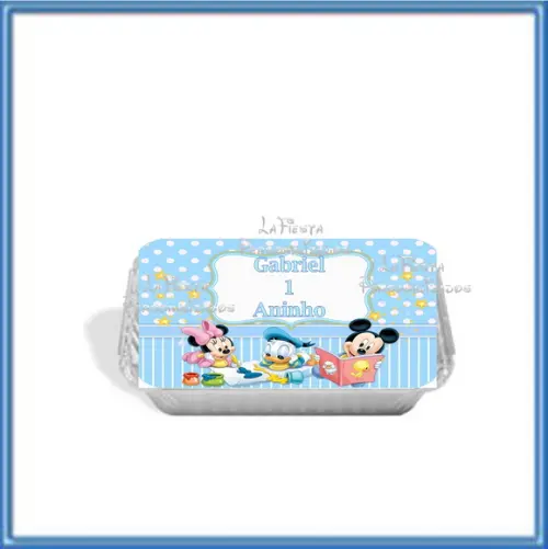 Tampa Marmita 250 ml Baby Disney Menino