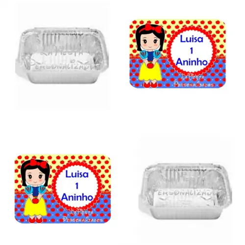 Tampa Marmita  250 Ml Branca de Neve