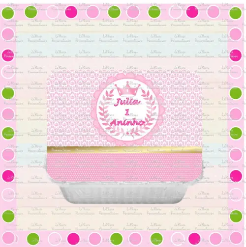 Tampa Marmita 250 Ml Coroa Princesa