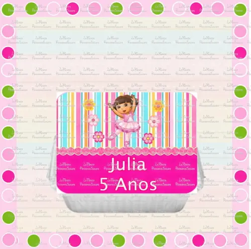 Tampa Marmita 250 Ml Dora Bailarina