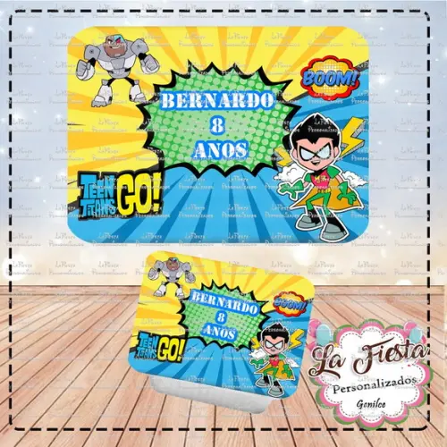 Tampa Marmita 250 Ml Jovens Titãs