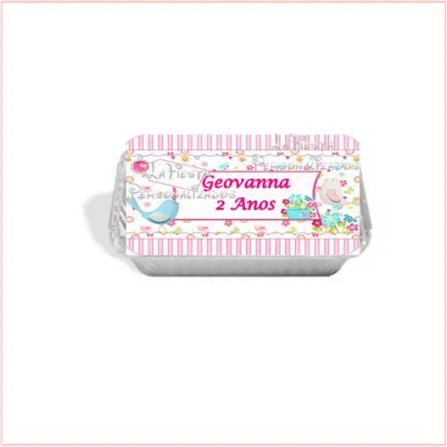 Tampa Marmita 250 Ml Passarinho