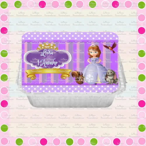 Tampa Marmita 250 Ml Princesa Sofia