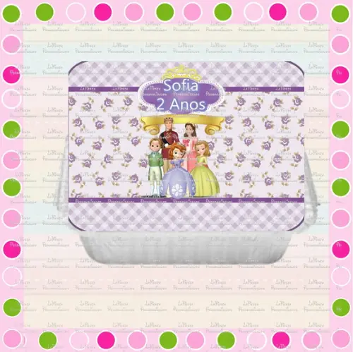 Tampa Marmita 250 Ml Princesa Sofia