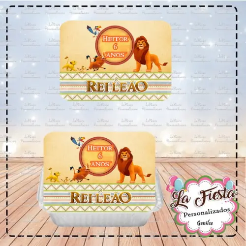 Tampa Marmita 250 ml Rei Leão