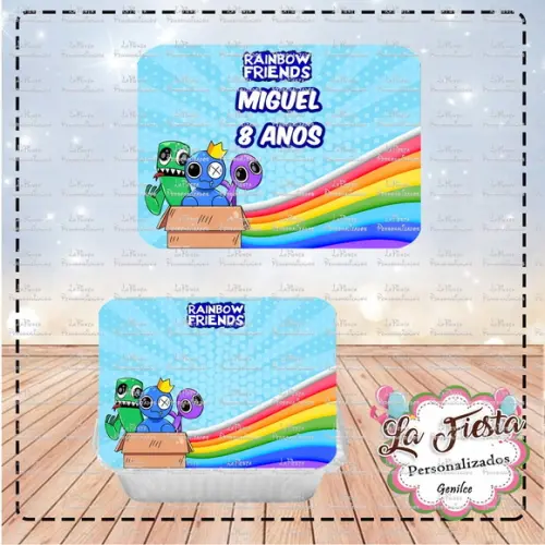 Tampa Marmita 250 ml Rainbow Friends