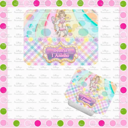 Tampa Marmita 500 Ml Circo Candy