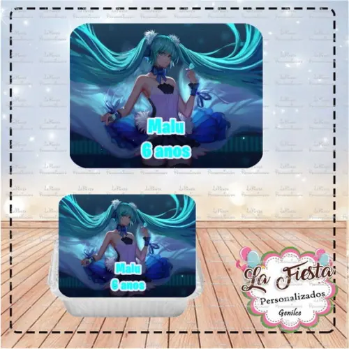 Tampa Marmita 500 ml Hatsune Miku