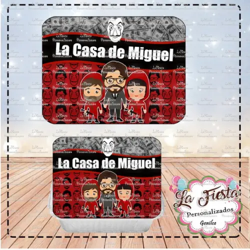Tampa Marmita 500 Ml La Casa de Papel