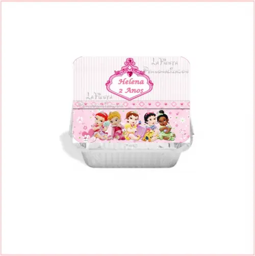 Tampa Marmita 500 Ml Princesas Baby