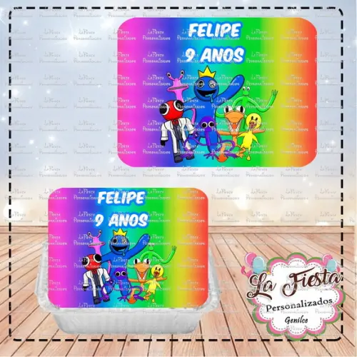 Tampa Marmita 500 ml Rainbow Friends