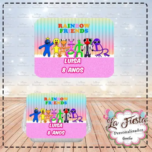 Tampa Marmita 500 ml Rainbow Friends