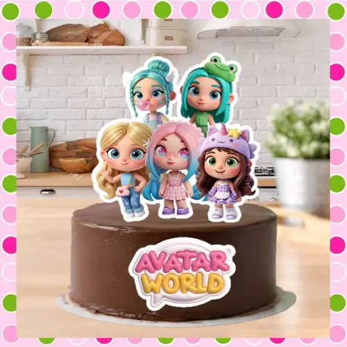 Topo de Bolo Avatar World