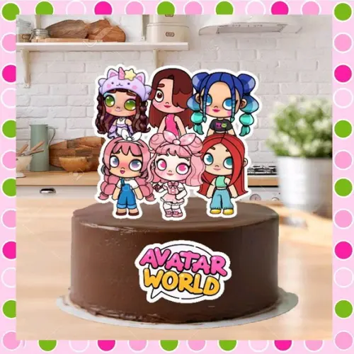 Topo de Bolo Avatar World