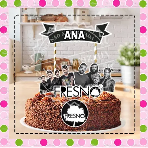 Topo de Bolo Banda Fresno