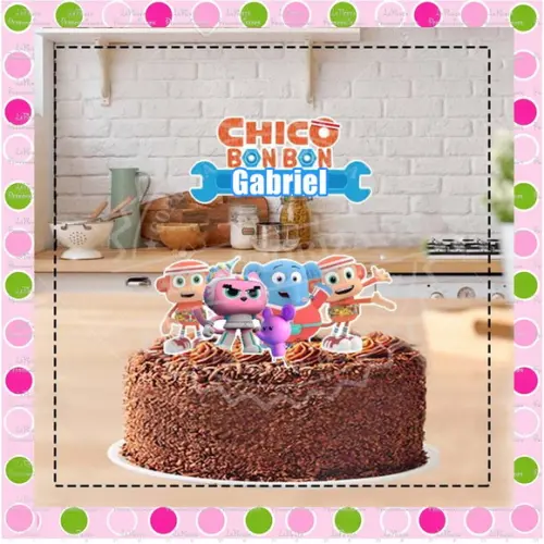 Topo de Bolo CHICO BONBON