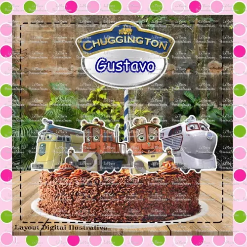 Topo de Bolo Chuggington