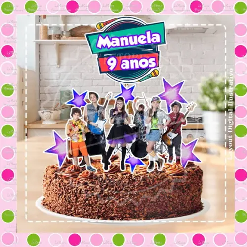 Topo de Bolo Cúmplices de Um Resgate