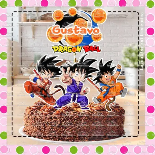 Topo de Bolo Dragon Ball