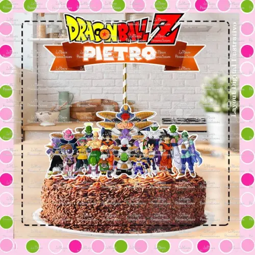 Topo de Bolo Dragon Ball