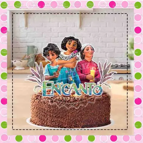 Topo de Bolo Encanto